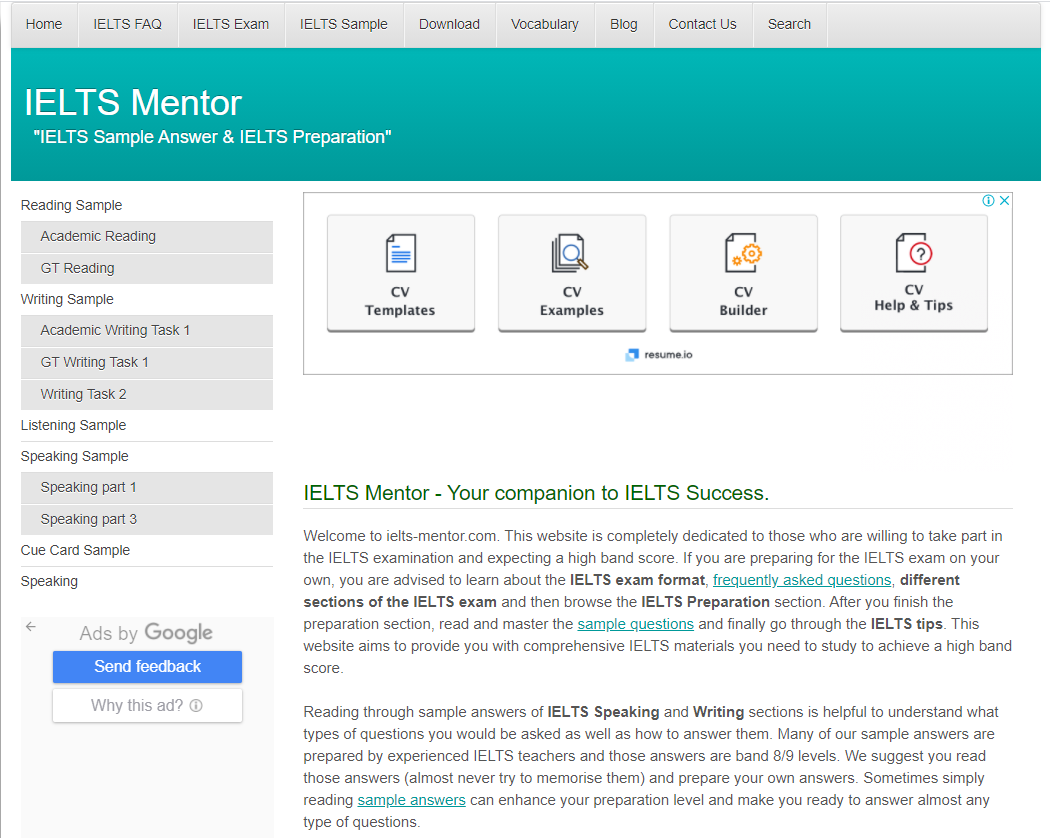 IELTS Mentor